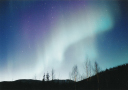 blueish aurora